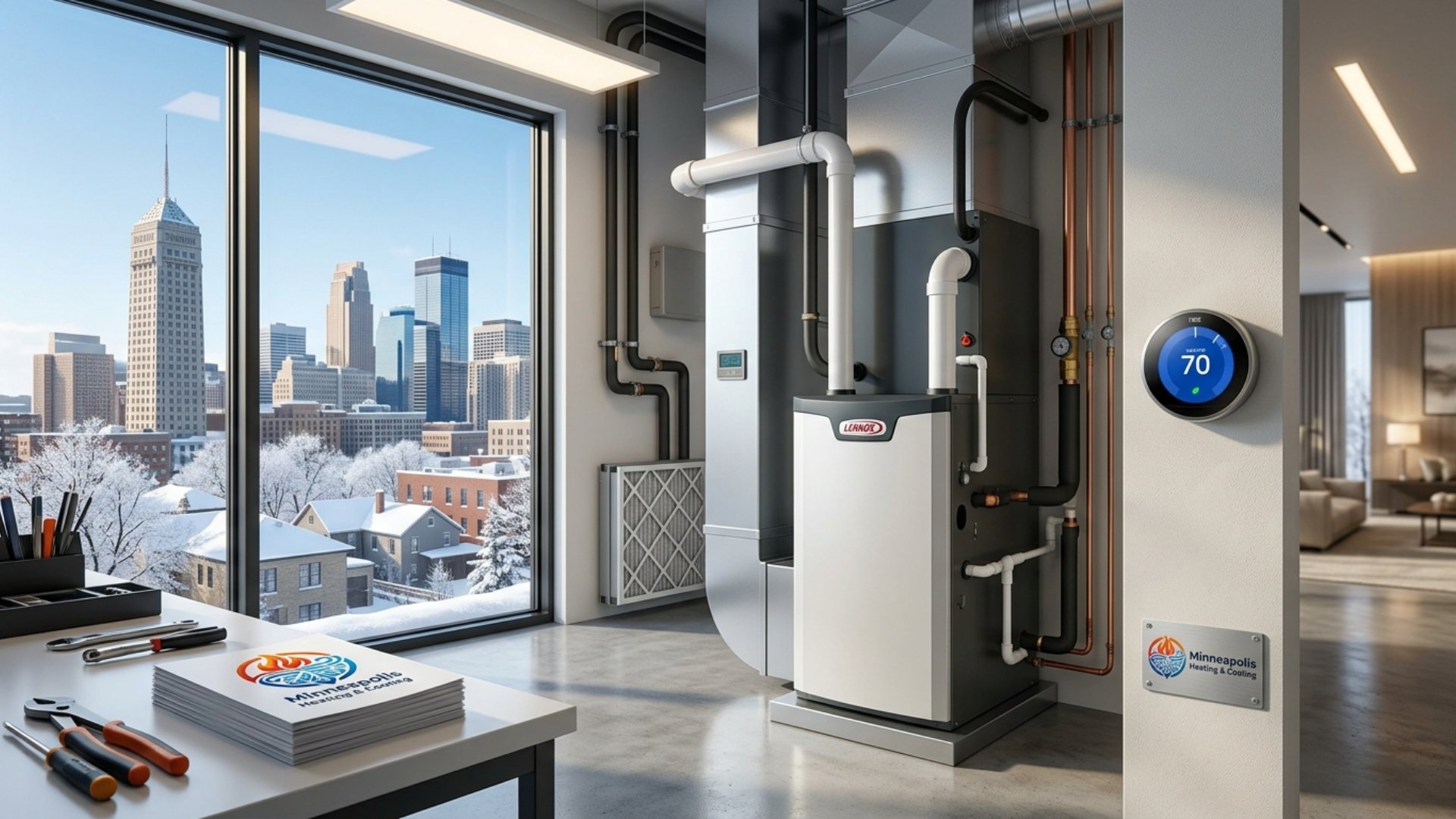Minneapolis Heating & Cooling hero banner